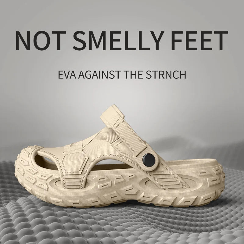 Men's Outdoor Summer Wearable Clog Shoes Anti-Slip Breathable