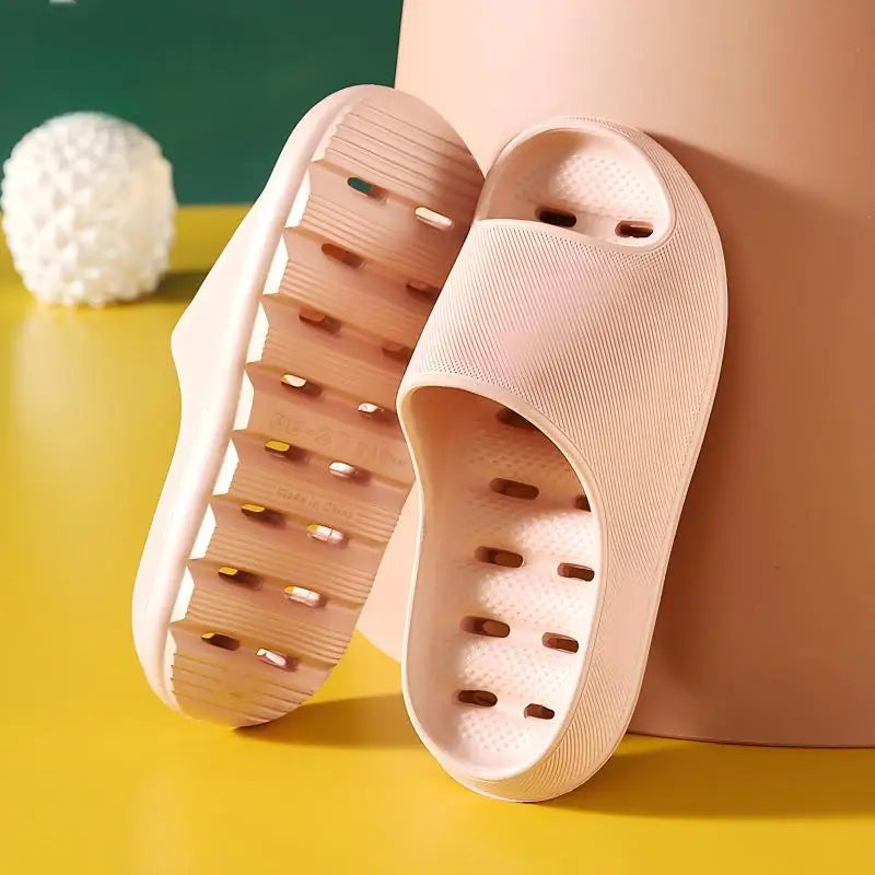 Men's Quick-Drying Anti-Slip Bath Slippers Summer Indoor Home Eva