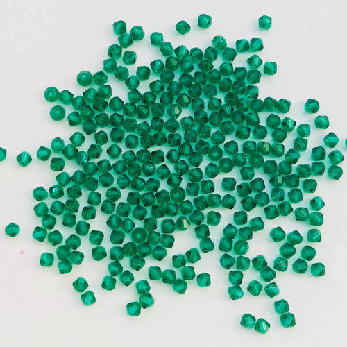 100PCS 4MM Shiny Faceted Austria Crystal Beads Bicone Beads Loose