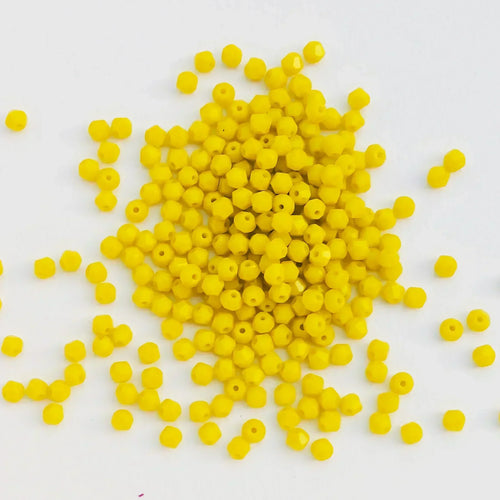 100PCS 4MM Shiny Faceted Austria Crystal Beads Bicone Beads Loose