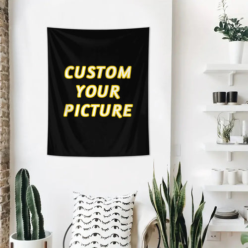 1pc Customized tapestries, customized banners and logo backgrounds,