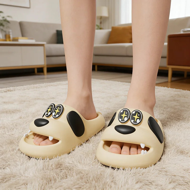 Comfortable Home Women's Summer Cartoon Cool Slippers Indoor Thick
