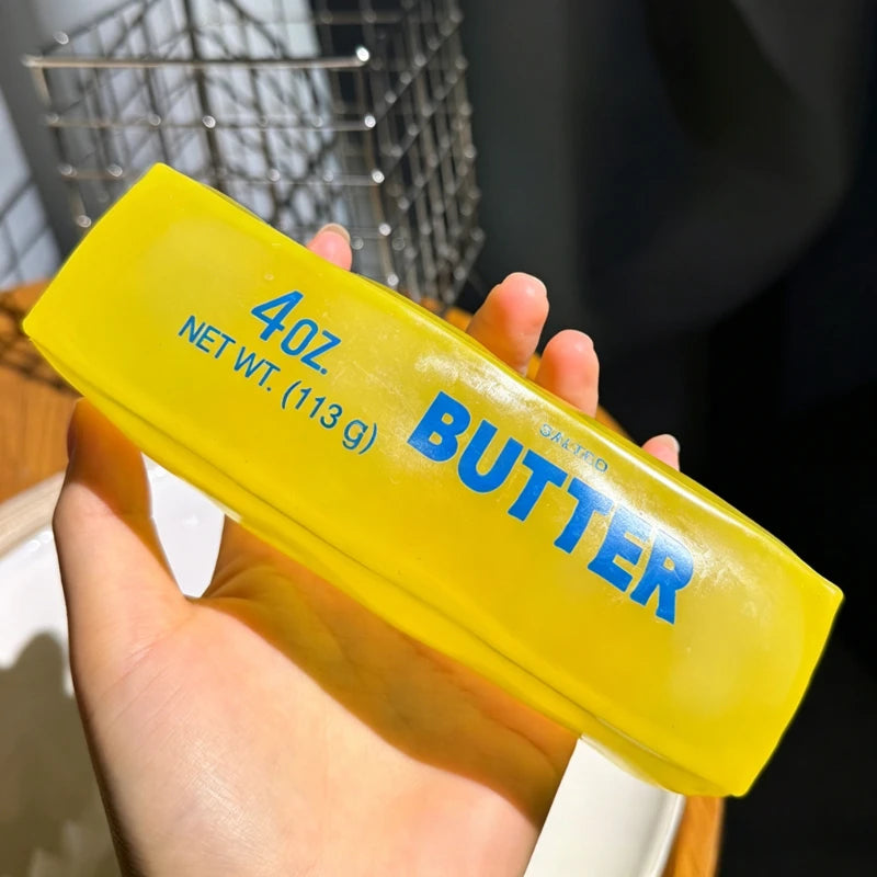 New Squishy Simulated Butter Squeeze Toy Soft Stress Relief Slow