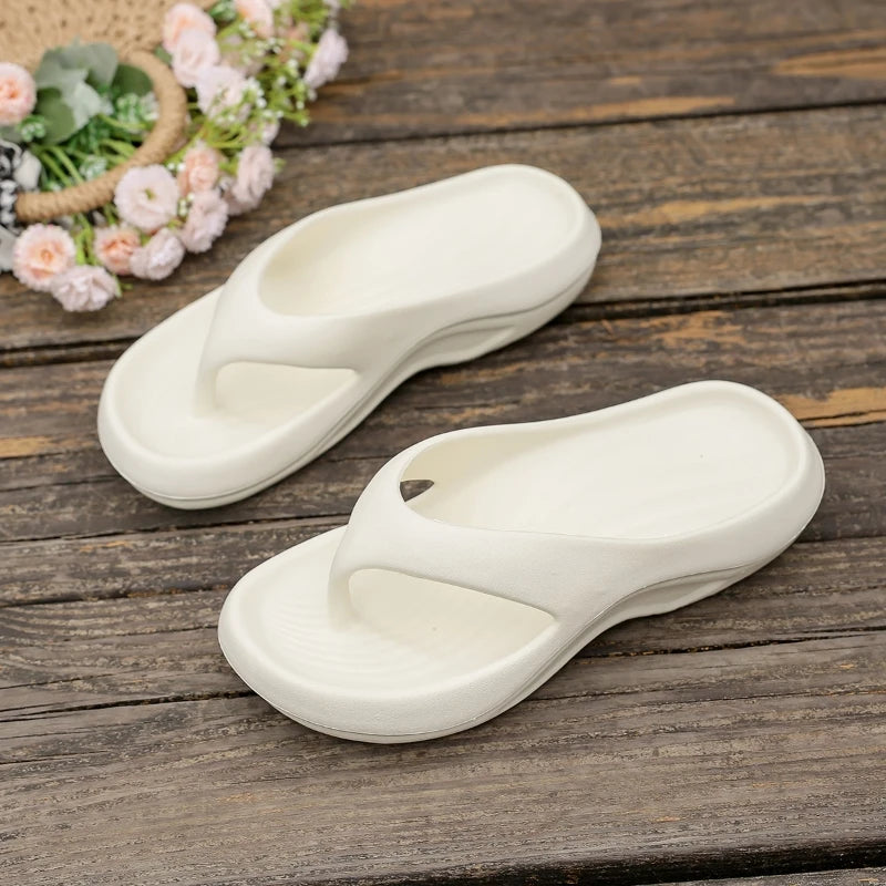 Women's Flip-Flops Streetwear Ready Indoor Anti-slip Soft Sole Durable