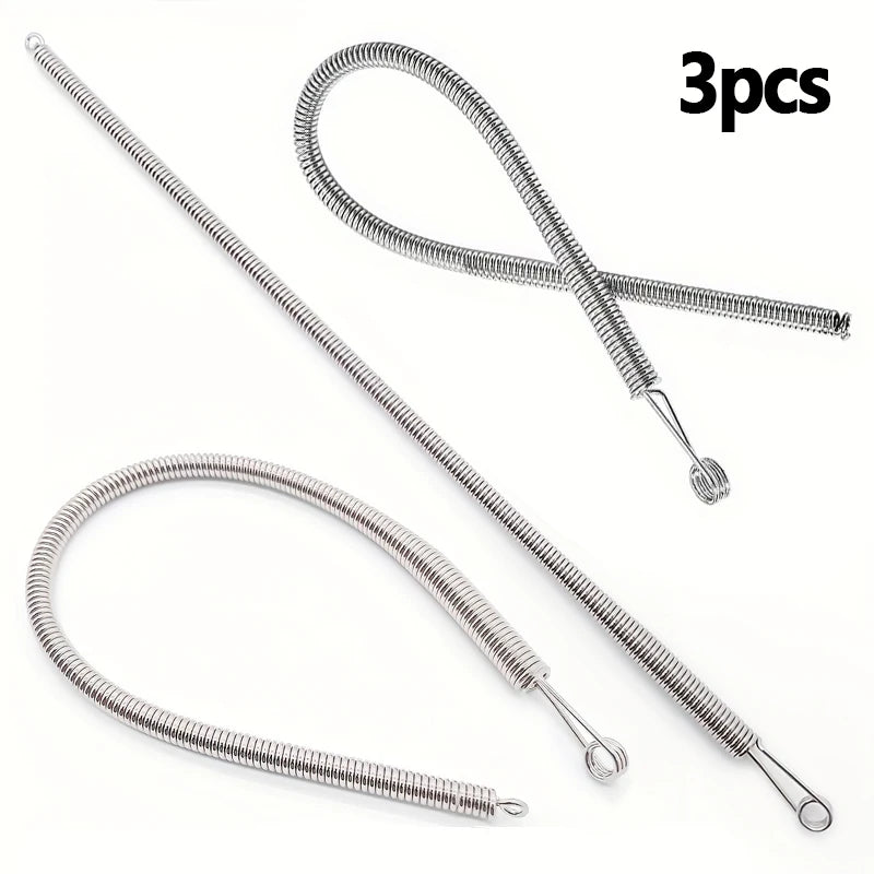Bendable Spring Drawstring Threader Clip Pants Hoodies Elastic Band