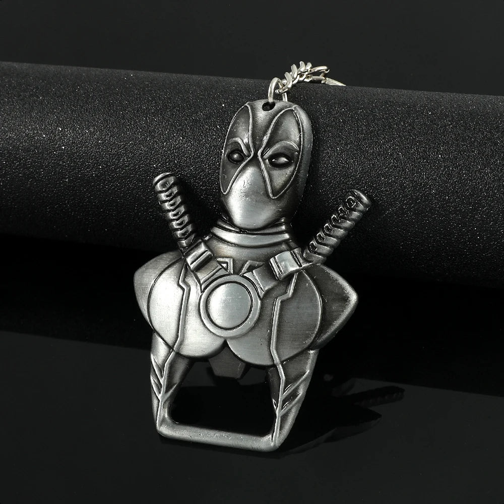 Deadpool Keychain Pendant Llavero Men Cosplay for Bag Keyrings
