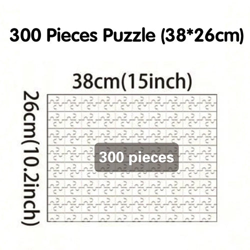 35/300/500/1025pcs Personalized Custom Photo Puzzle Friend Upload