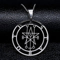 Astaroth Sigil Goetia Stainless Steel Necklace Solomon Demon Seal