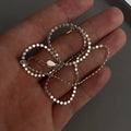 XIYANIKE Simple Round Piece Chain Necklace For Women Girl Luxury