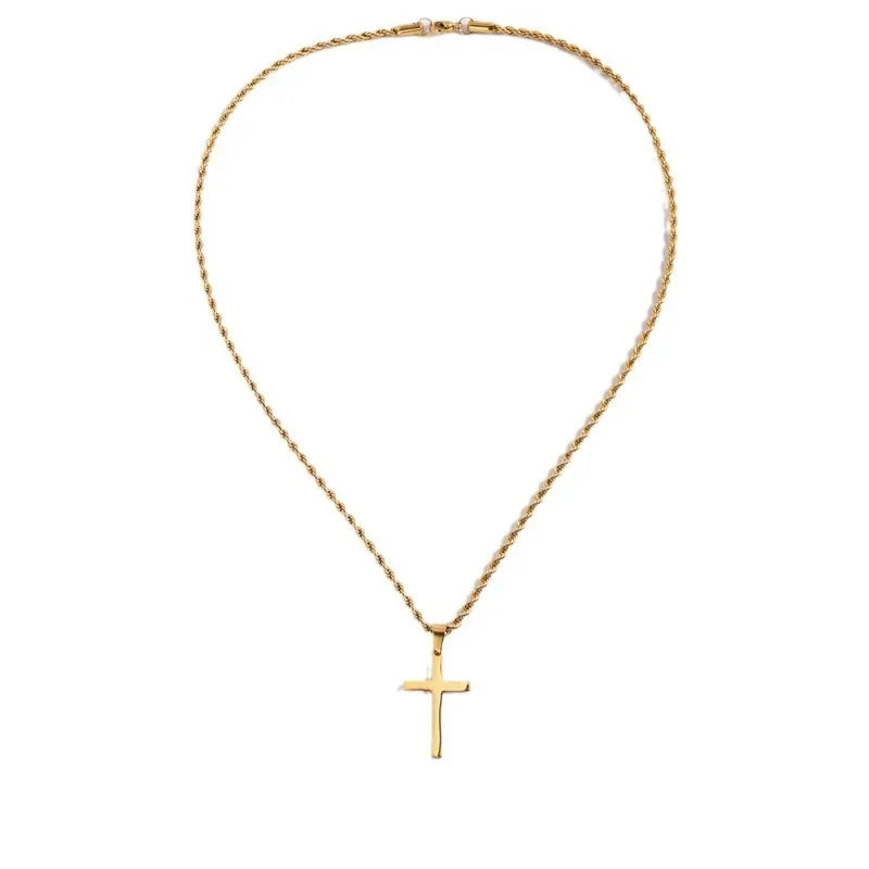 Collier Homme Spiritual Necklace - Male Minimalism Stainless Steel
