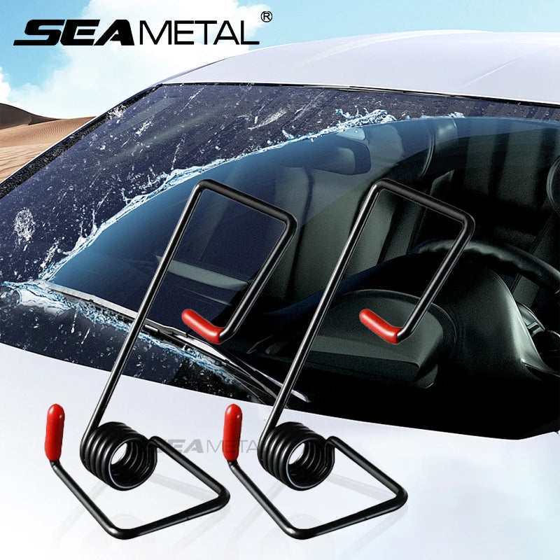 SEAMETAL 2pcs Car Wiper Booster Spring Universal Intelligent Wiper