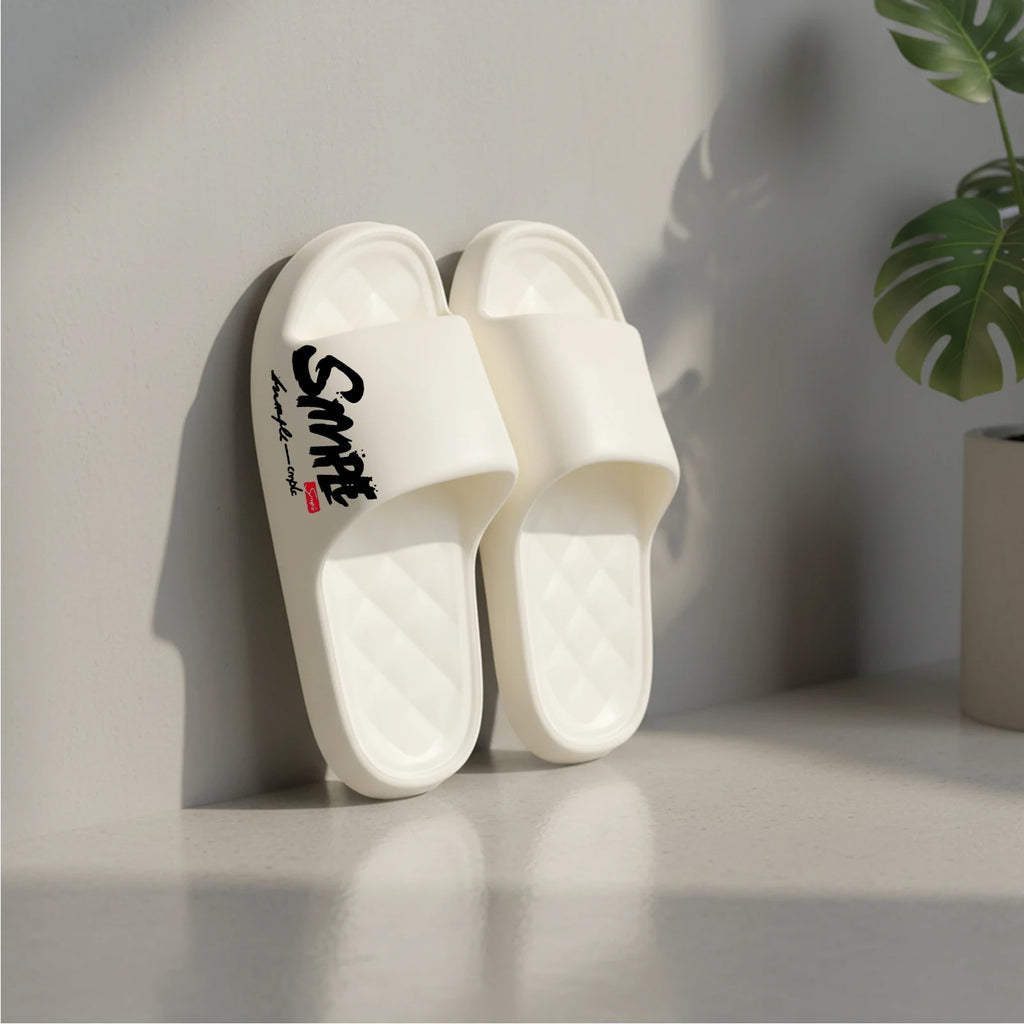 Four-Season Men's Fashion Slippers, Waterproof Non-Slip Casual Soft