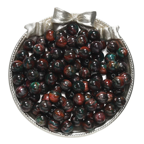 20-50pcs/lot Glitter Mitation Cat Eye Round Resin Bead Loose Beads for