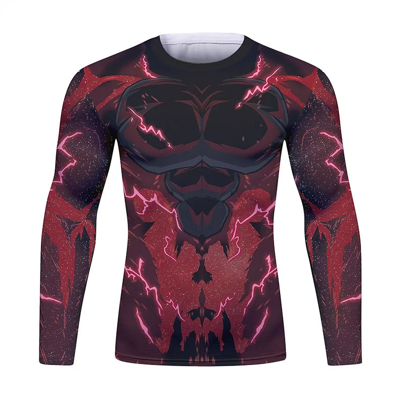 Cody Lundin Quick Dry Brazilian MMA Men's Rashguard With Long Sleeves
