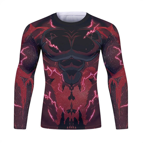 Cody Lundin Quick Dry Brazilian MMA Men's Rashguard With Long Sleeves