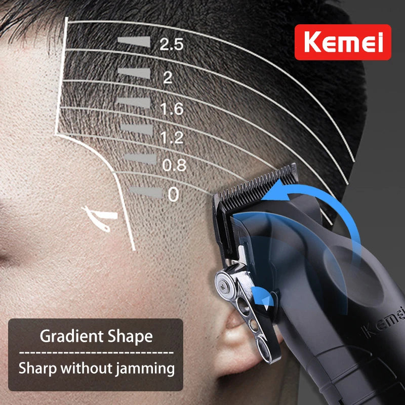 Kemei KM-2296 KM-2299 KM-1102 Hair Clipper Kit Men's Electric Shaver