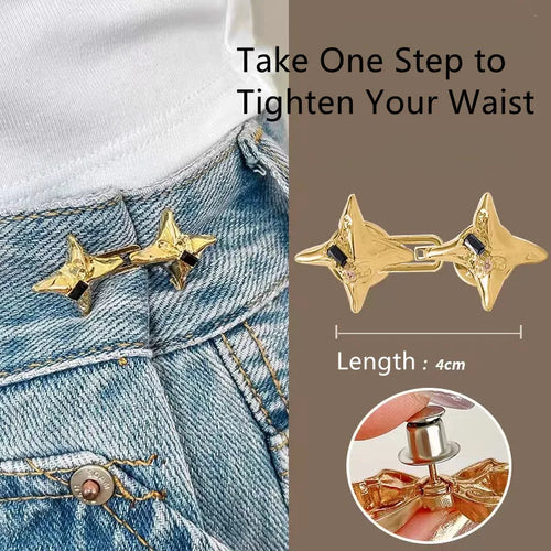 Temperament Four Pointed Star Waist Tightening Tool, Adjustable Waist