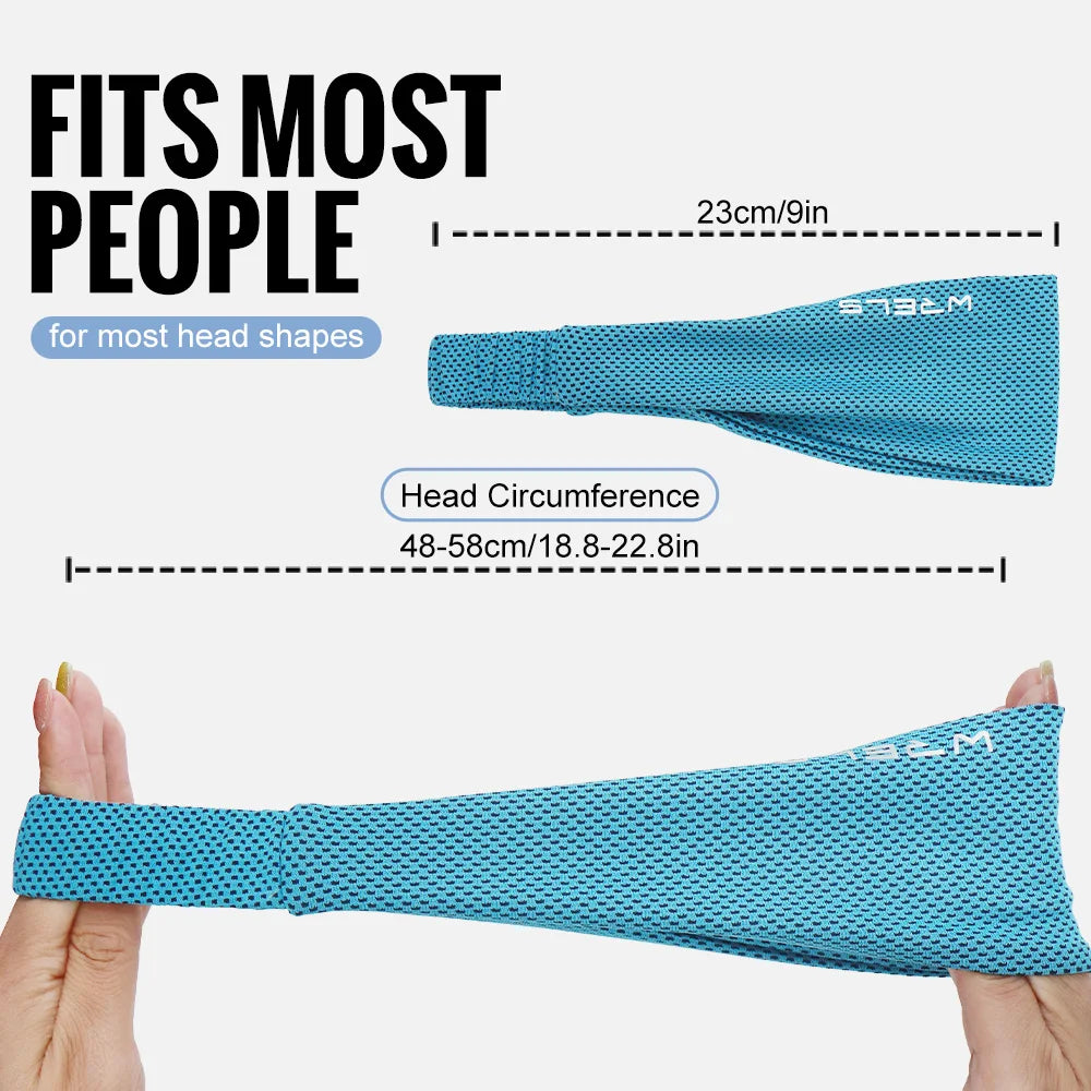 Summer Sport Headband Breathable Fitness Sweatband Non Slip Elastic