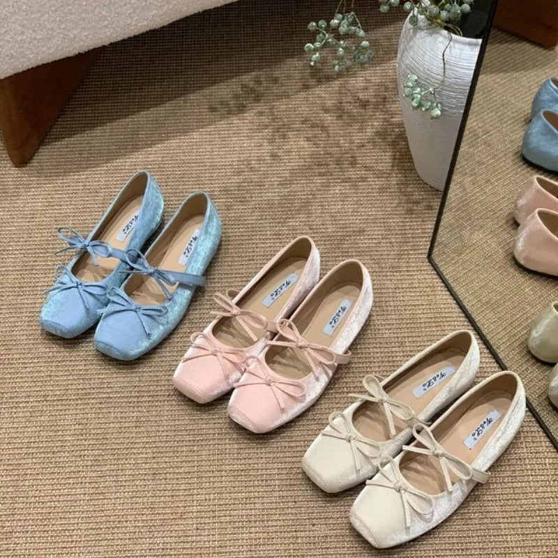Autumn New trend Fashion Generous Ballet shoes Gentle French flat