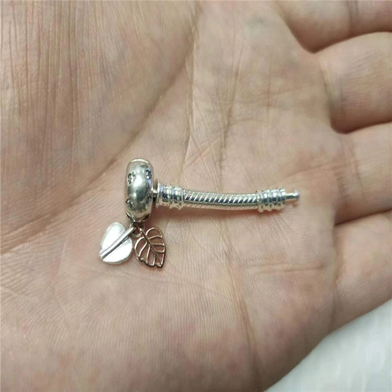 Extender 925 Sterling Silver Bracelet Extender Fit Original Charm