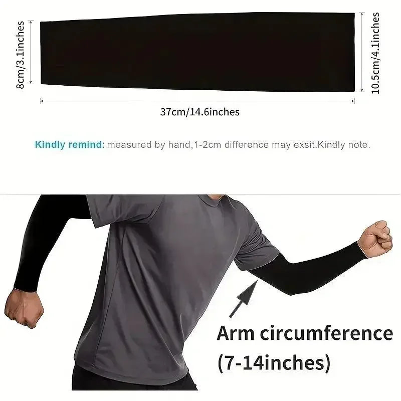 1 Pair Cooling Arm Covers for Men and Women Summer Sun Protection