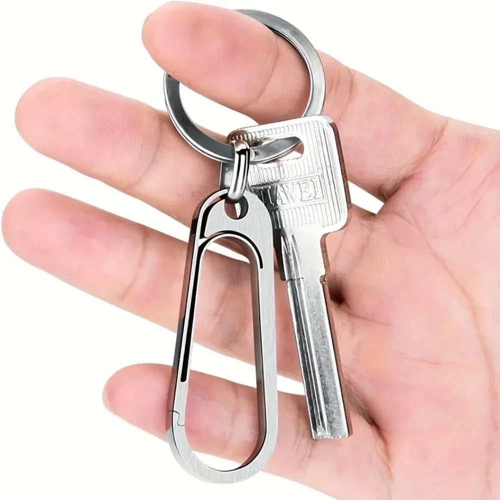 10/20/40pcs Split Key Rings Keyrings, Key Rings Bulk, Flat Keychain