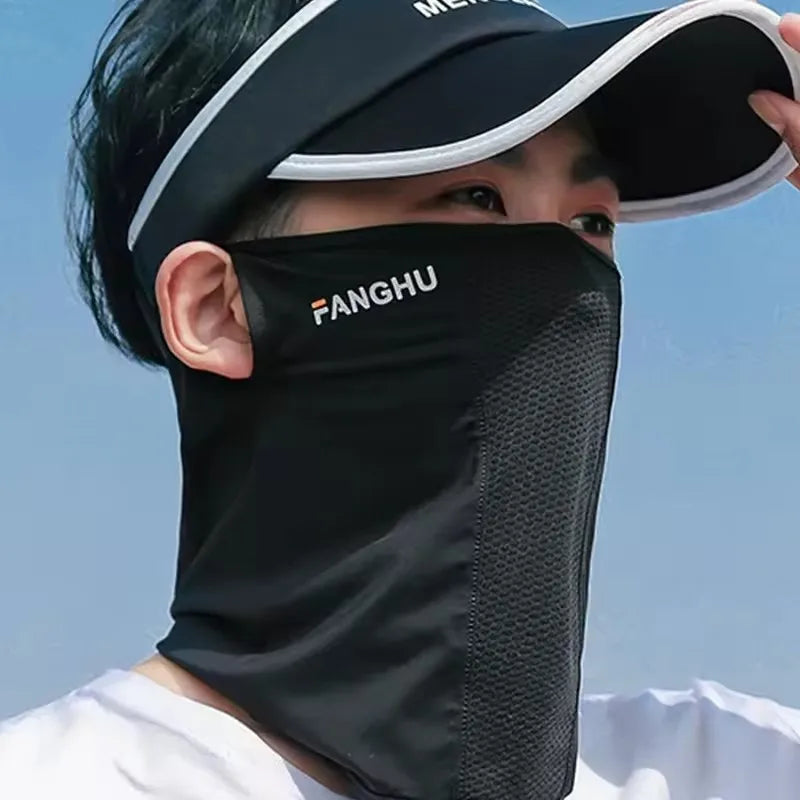 Sun Protection Mask Mesh Breathable Ear Loop Mask Elastic Sunscreen