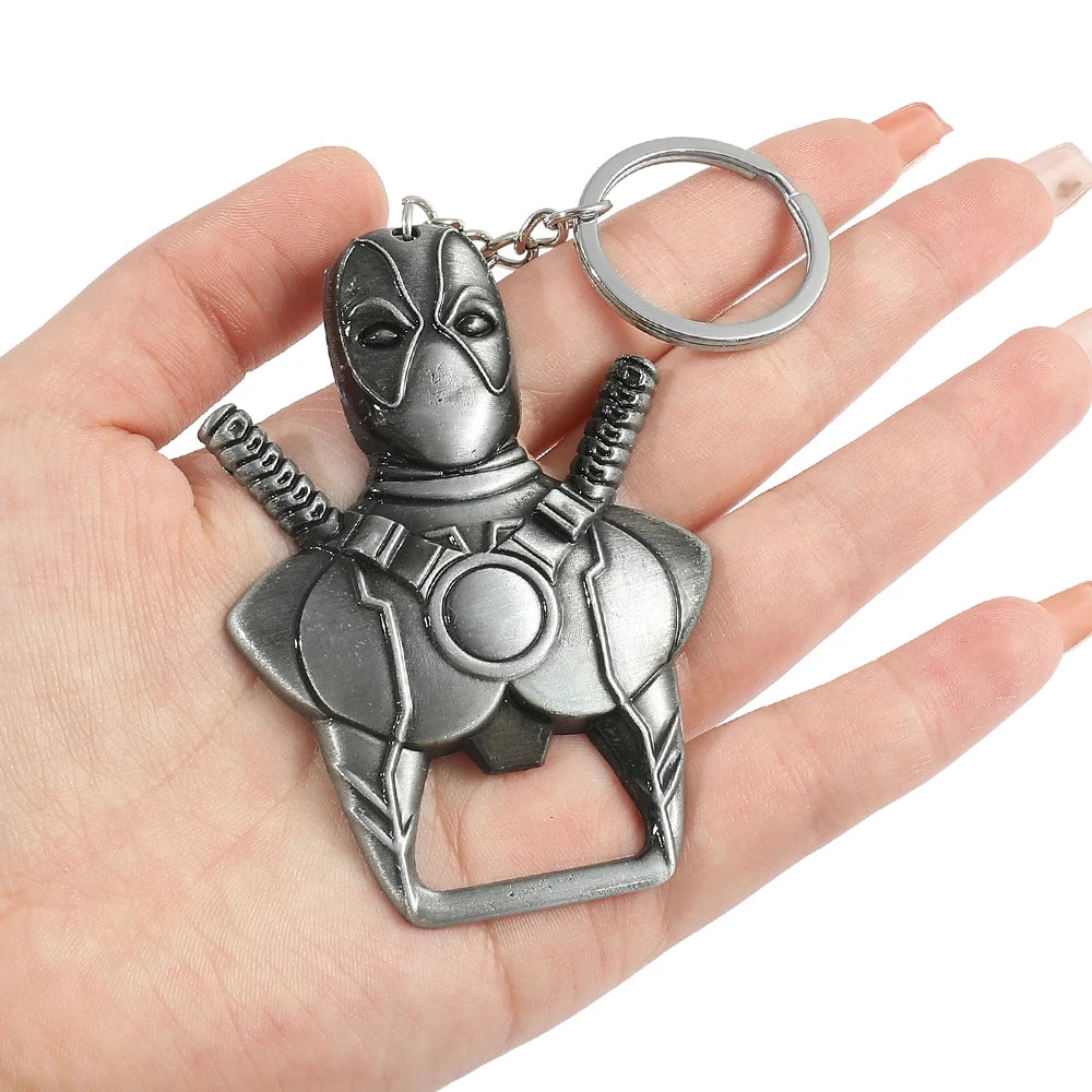Deadpool Keychain Pendant Llavero Men Cosplay for Bag Keyrings
