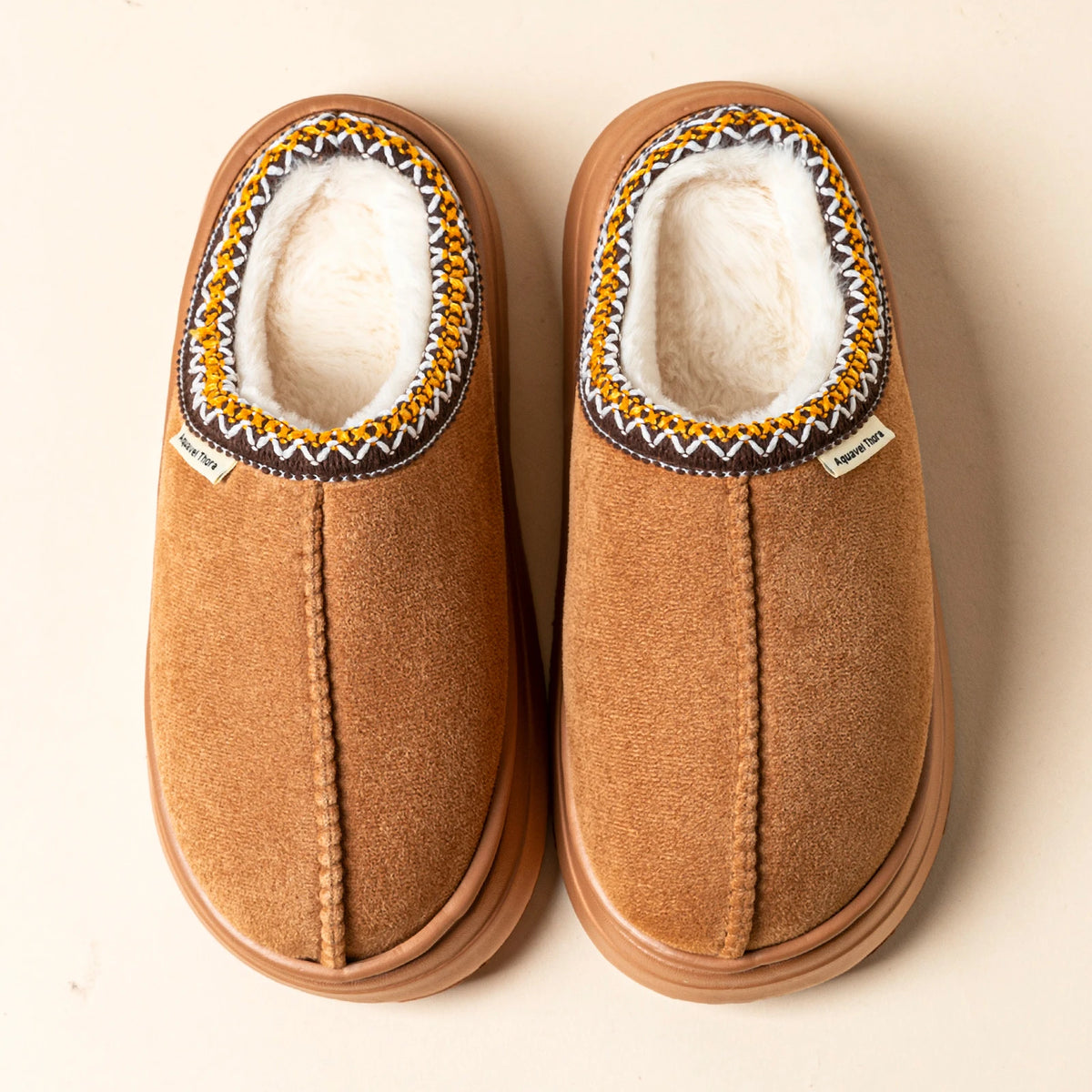 Fashion Winter Soft Sole Women's Slipper Boots Fuzzy Outdoor Casual