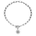 Toggle Clasp Choker Women's Stainless Steel Necklace collar Collier