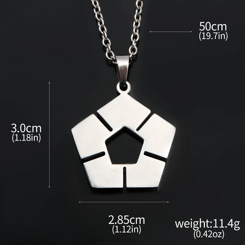 Anime BLUE LOCK Pendant Women Soccer Sign Necklaces Woman Fashion