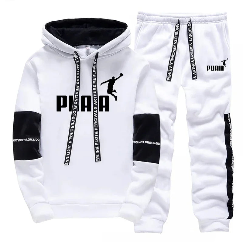 Hot Sales Mens Tracksuit Print Casual Sweatshirts Sportswear Single