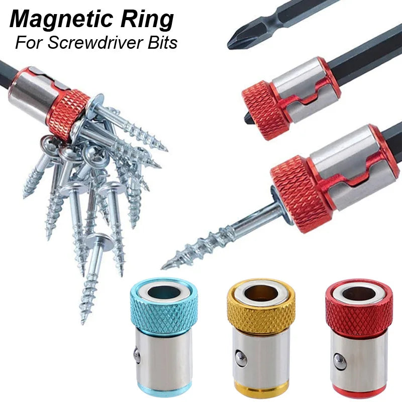Magnetic Ring Screwdriver Bit Holder Cross Phillips Magnet 1/4 Strong