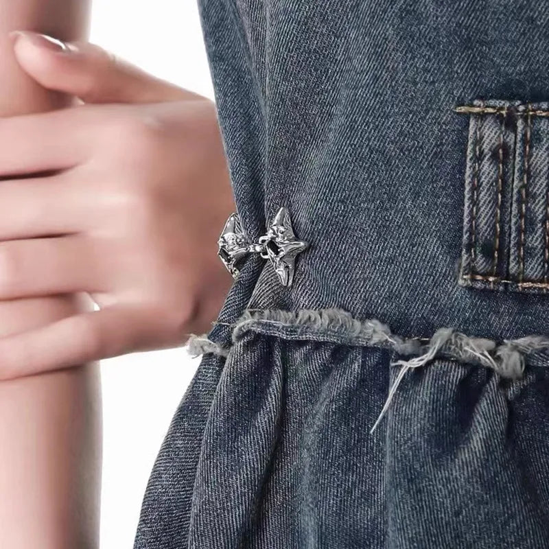 Temperament Four Pointed Star Waist Tightening Tool, Adjustable Waist