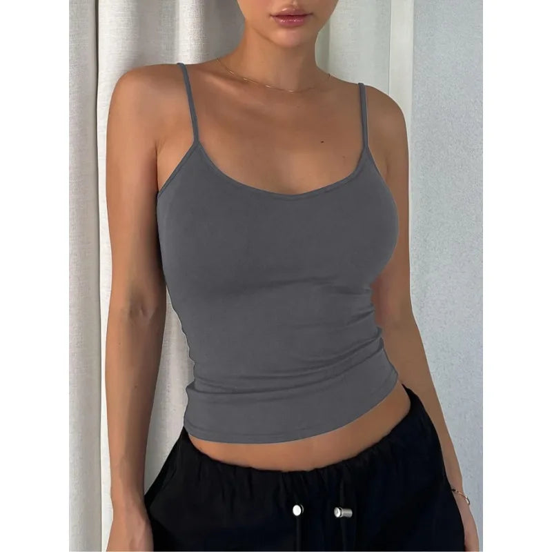 Plus Size 1XL-5XL Women's Fashionable Backless Simple Solid Color Slim