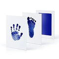 Newborn Baby DIY Hand And Footprint Kit Ink Pads Photo Frame Handprint