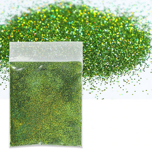 10g/Bag Holographic Fine Glitter Powder For Epoxy Filling Laser