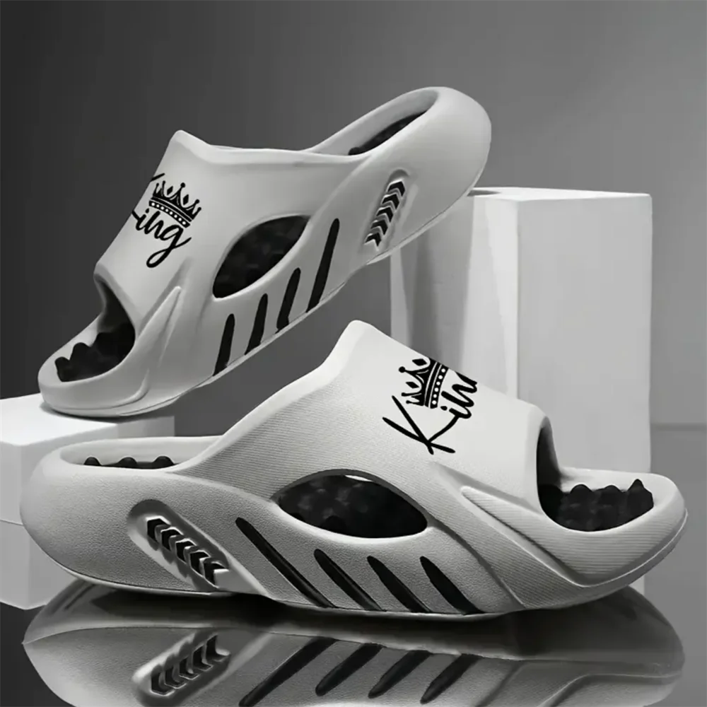Summer Men's Slippers EVA Massage Non-Slip Slides Fashion Sandals