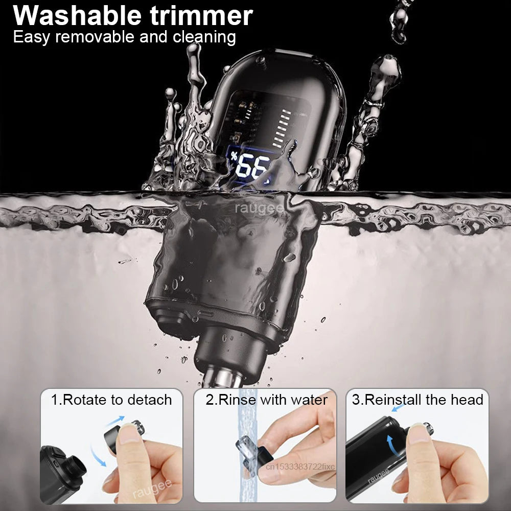 Electric Nose Hair Trimmer Mini Portable Nose Hair Remover for Men USB