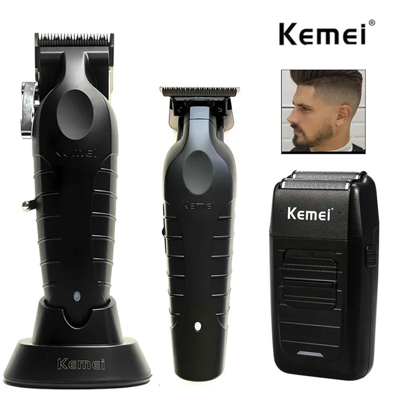 Kemei KM-2296 KM-2299 KM-1102 Hair Clipper Kit Men's Electric Shaver