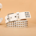 Trend Rivet Belt Heavy Metal Belt Men Women Punk Nightclub Rock Style