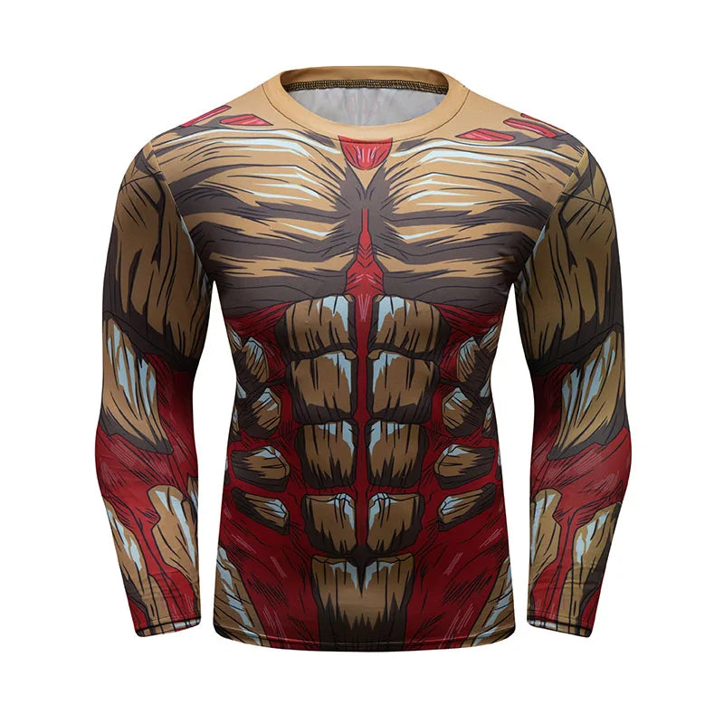 Cody Lundin Quick Dry Brazilian MMA Men's Rashguard With Long Sleeves