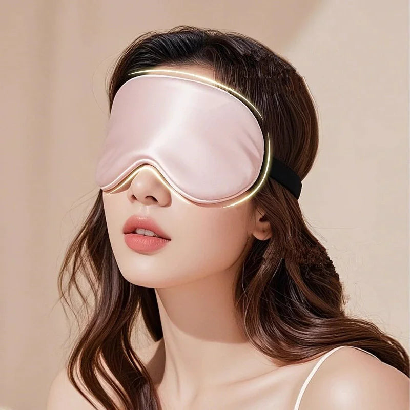 Double-Sided Silk Sleeping Eyeshade Light Blocking Breathable Travel
