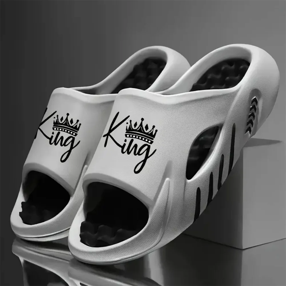 Summer Men's Slippers EVA Massage Non-Slip Slides Fashion Sandals