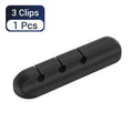 Silicone USB Cable Organizer USB Charging Cable Winder Desktop Tidy