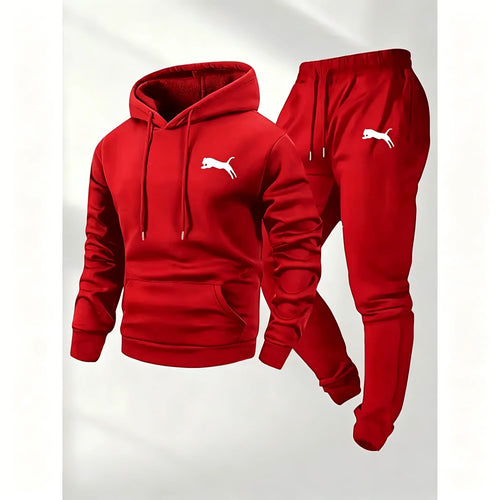 2026 Hot Selling Men's Hooded Sweatshirt & Pants Set Casual Tracksuit