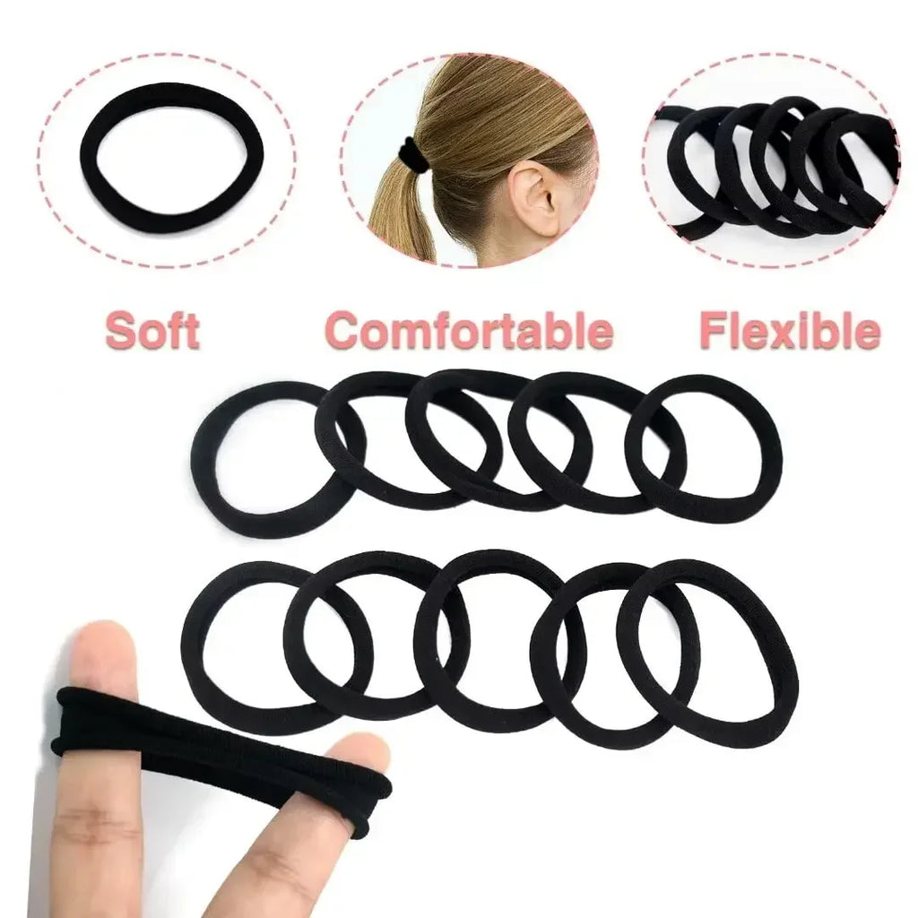 30-200pcs Hair Accessories for Women girl Basic Hair Bands Headband
