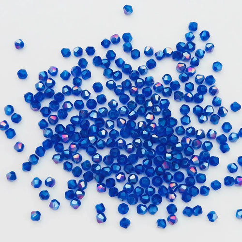 100PCS 4MM Shiny Faceted Austria Crystal Beads Bicone Beads Loose