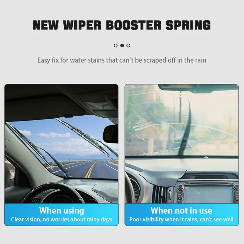 SEAMETAL 2pcs Car Wiper Booster Spring Universal Intelligent Wiper