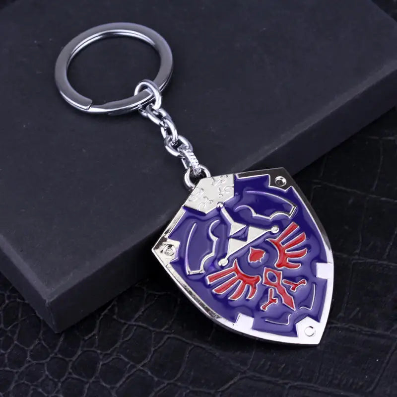 The Legend of Zeldas Pendant Keyring for Men Women Vintage Triforce
